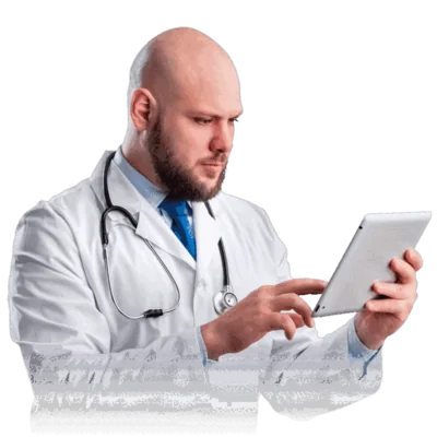 Médico em consulta online